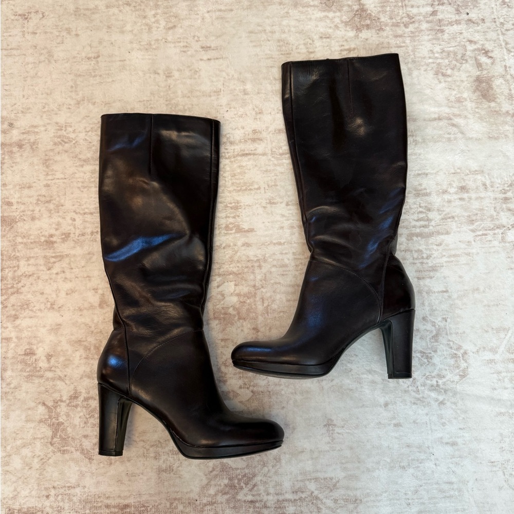 Nine West Dark Brown Knee High Boots